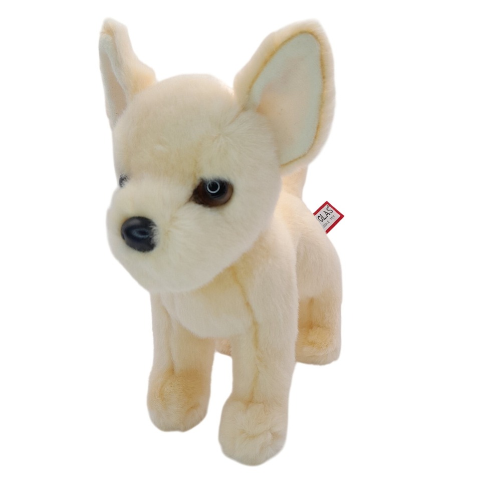 Douglas Cuddle Toy Chihuahua Plush Standing Cream Tan Stuffed Animal Dog